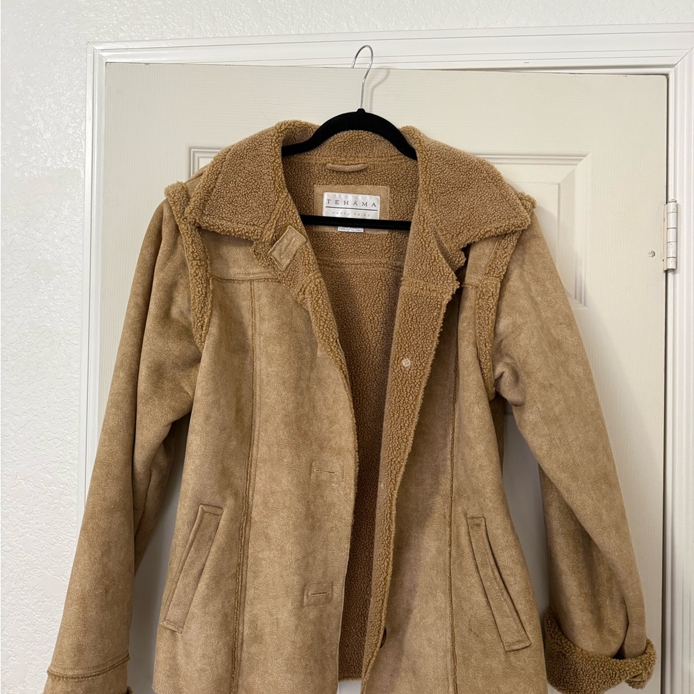 TEHAMA Tan Teddy Jacket